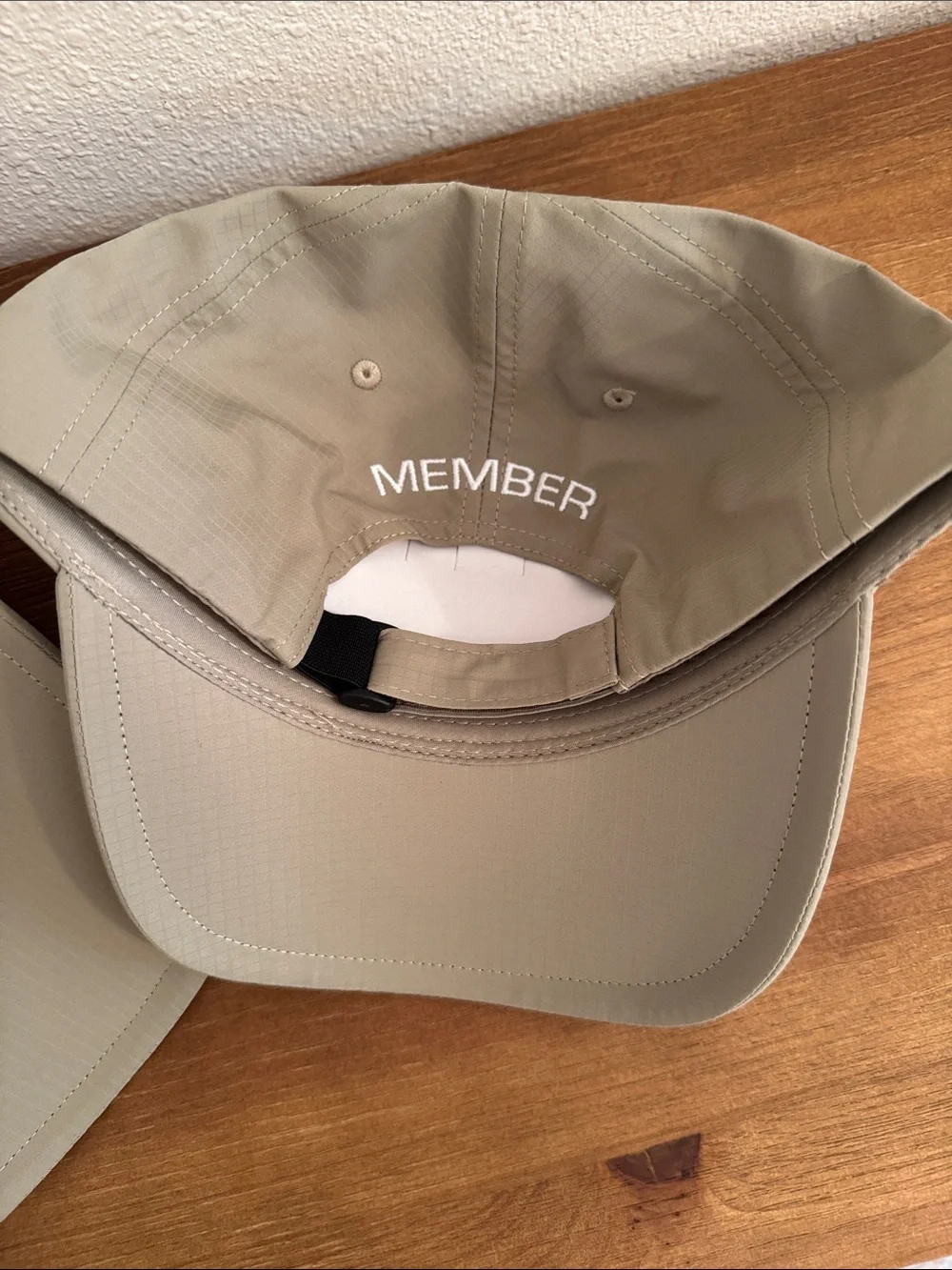 Disney Vacation Club Khaki Tan Baseball Hat - set of 2